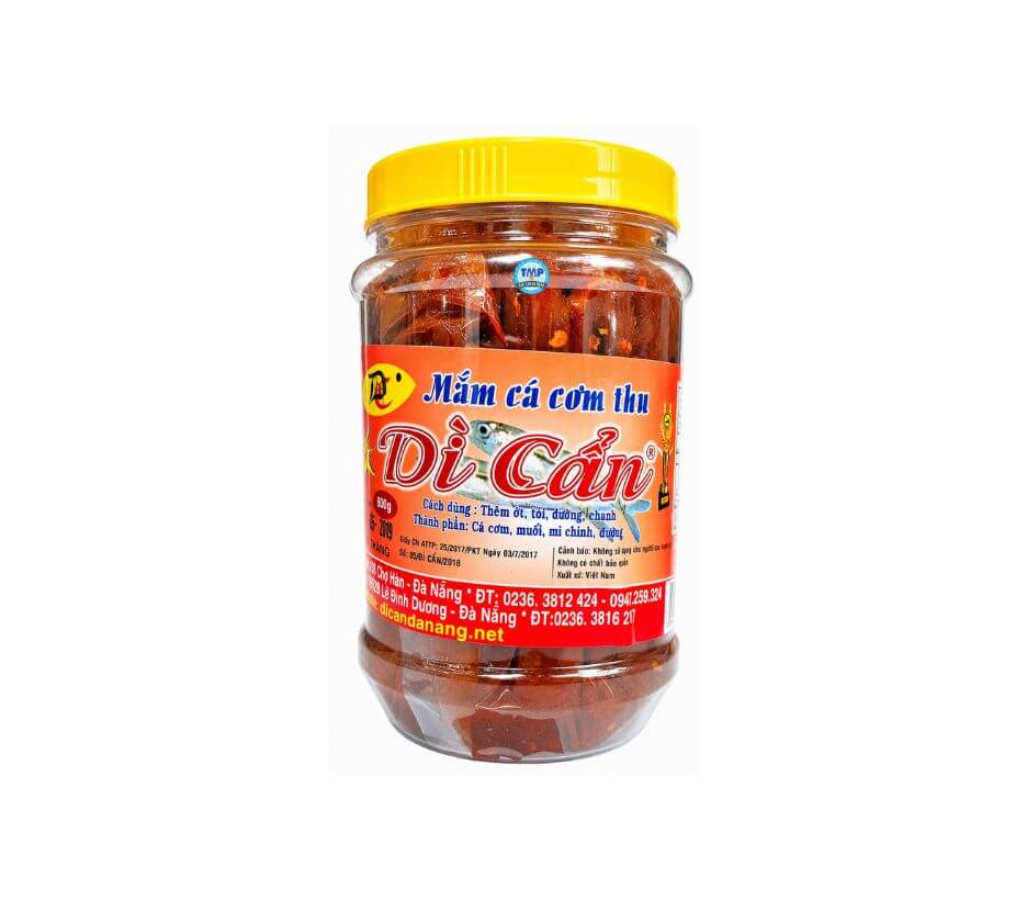 Mắm Cá Cơm Thu Đặc Biệt Dì Cẩn.