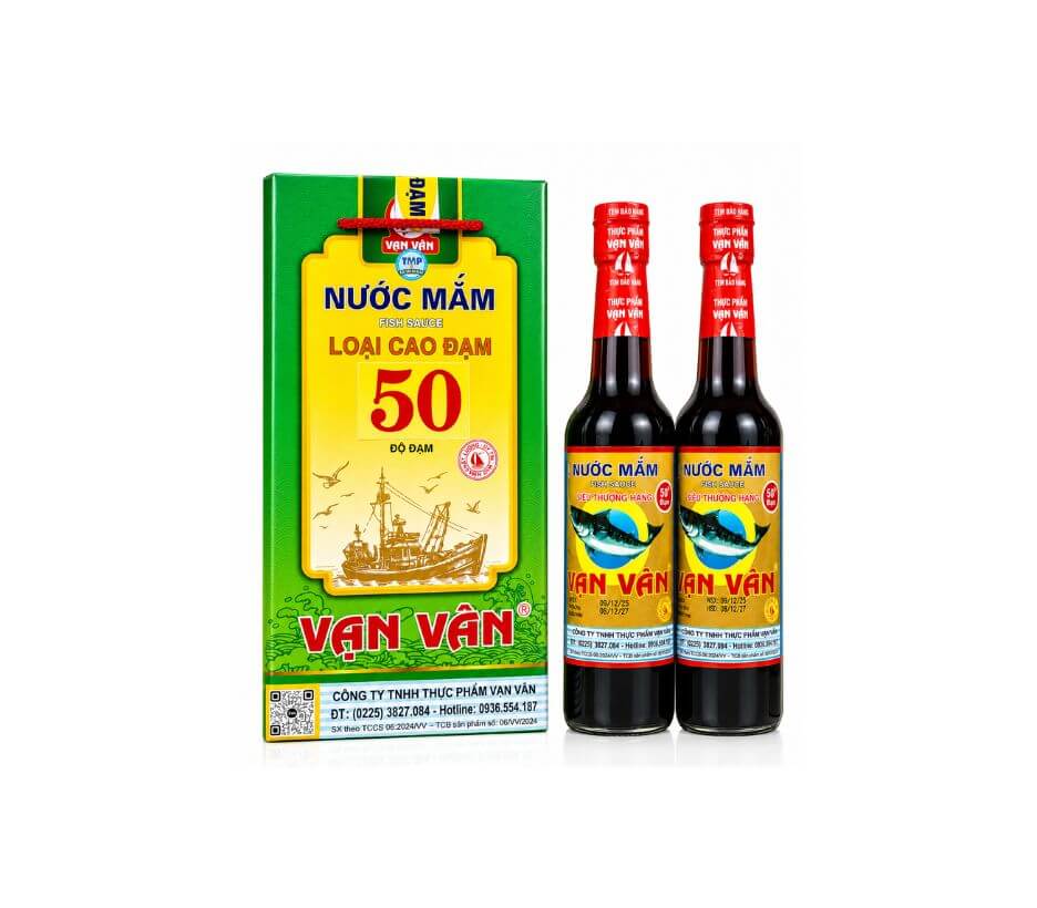 Nước Mắm Vạn Vân Siêu Thượng Hạng Cao Đạm 50 Độ Đạm