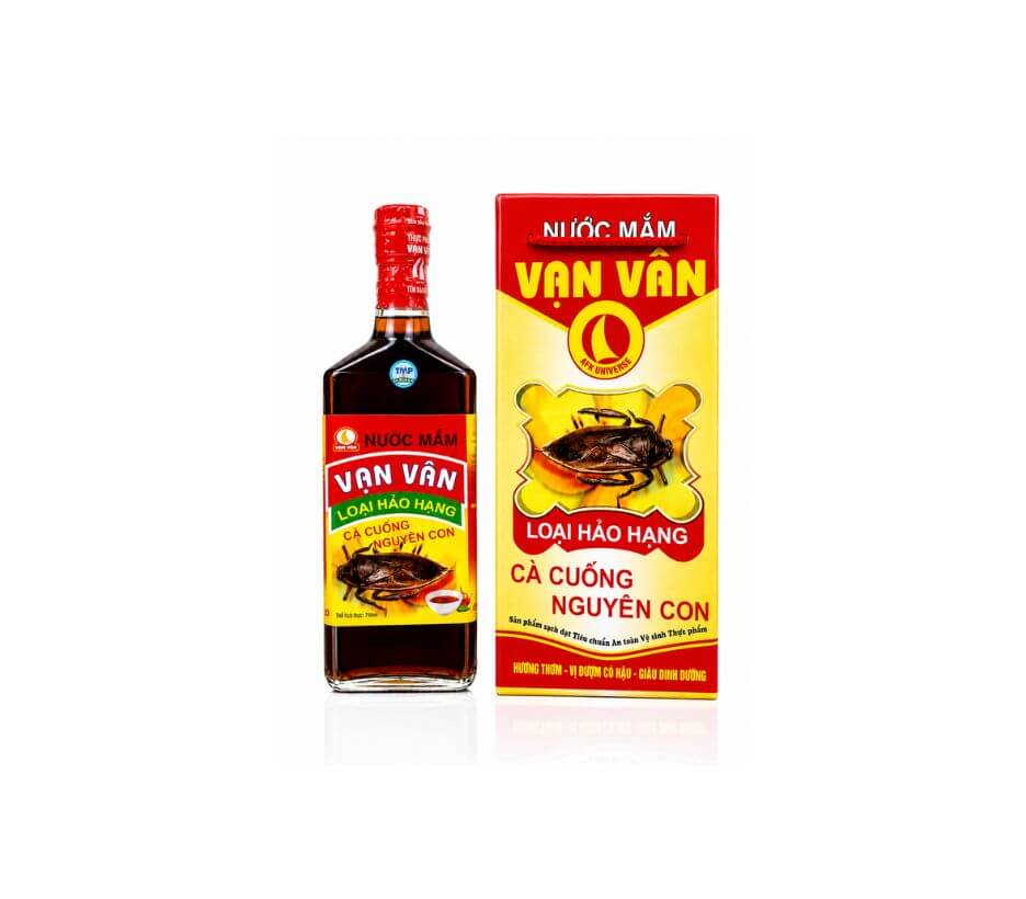 Nước Mắm Vạn Vân Loại Hảo Hạng Cà Cuống Nguyên Con